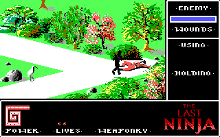 Screenshot Thumbnail / Media File 1 for Last Ninja (1988)(Activision Publishing Inc)