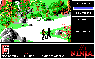 Screenshot Thumbnail / Media File 1 for Last Ninja (1988)(Activision Publishing Inc)