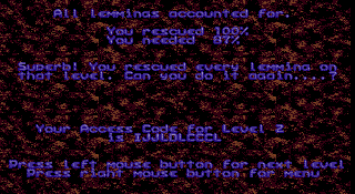 Screenshot Thumbnail / Media File 1 for Lemmings The Official Companion (1993)(Psygnosis)