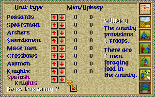 Screenshot Thumbnail / Media File 1 for Lords Of The Realm (1994)(Impressions Games)