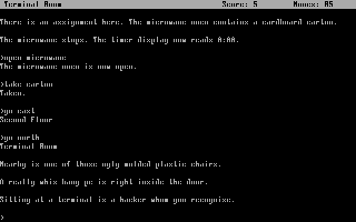 Screenshot Thumbnail / Media File 1 for Lurking Horror (1987)(Infocom)