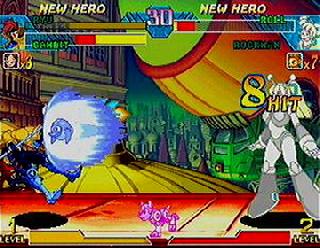 Screenshot Thumbnail / Media File 1 for Marvel vs. Capcom - Clash of Super Heroes (USA)