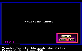 Screenshot Thumbnail / Media File 1 for Manhunter 1 New York (1988)(Sierra Online)