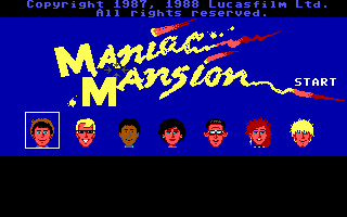 Screenshot Thumbnail / Media File 1 for Maniac Mansion (1987)(Lucas Arts)
