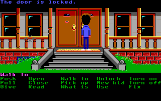 Screenshot Thumbnail / Media File 1 for Maniac Mansion (1987)(Lucas Arts)