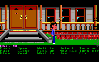 Screenshot Thumbnail / Media File 1 for Maniac Mansion (1987)(Lucas Arts)