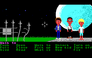 Screenshot Thumbnail / Media File 1 for Maniac Mansion (1988)(Lucas Arts)