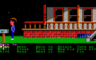 Screenshot Thumbnail / Media File 1 for Maniac Mansion (1988)(Lucas Arts)