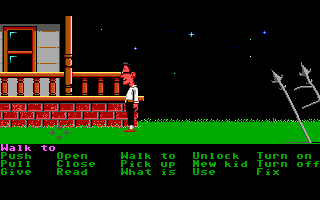 Screenshot Thumbnail / Media File 1 for Maniac Mansion (1988)(Lucas Arts)