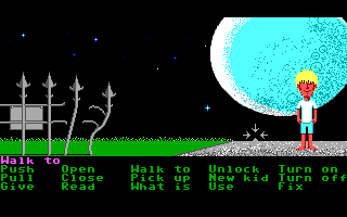 Screenshot Thumbnail / Media File 1 for Maniac Mansion (1988)(Lucas Arts)