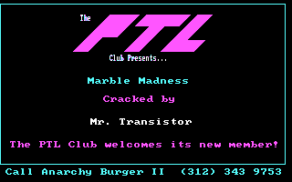 Screenshot Thumbnail / Media File 1 for Marble Madness (1986)(Electronic Arts Inc)