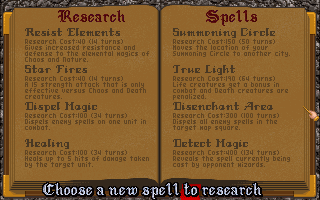 Screenshot Thumbnail / Media File 1 for Master Of Magic (1993)(Microprose Software Inc)