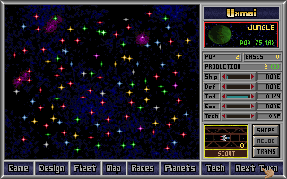Screenshot Thumbnail / Media File 1 for Master Of Orion 1.3 (1992)(Microprose Software Inc)