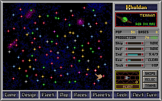 Screenshot Thumbnail / Media File 1 for Master Of Orion Original Install (1994)(Simtex)