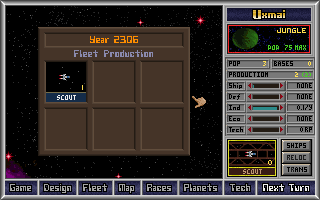 Screenshot Thumbnail / Media File 1 for Master Of Orion Original Install (1994)(Simtex)