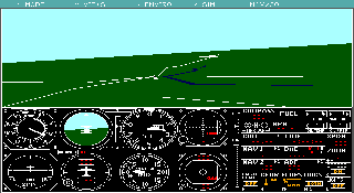 Screenshot Thumbnail / Media File 1 for Microsoft Flight Simulator 2.1 (1988)(Microsoft Game Studios)