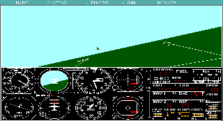 Screenshot Thumbnail / Media File 1 for Microsoft Flight Simulator 2.1 (1988)(Microsoft Game Studios)