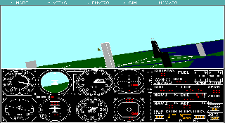 Screenshot Thumbnail / Media File 1 for Microsoft Flight Simulator 3.0 (1988)(Microsoft Game Studios)