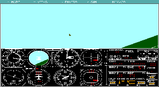 Screenshot Thumbnail / Media File 1 for Microsoft Flight Simulator 3.0 (1988)(Microsoft Game Studios)