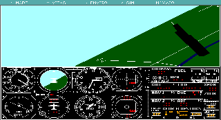 Screenshot Thumbnail / Media File 1 for Microsoft Flight Simulator 3.0 (1988)(Microsoft Game Studios)