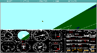 Screenshot Thumbnail / Media File 1 for Microsoft Flight Simulator 3.0 (1988)(Microsoft Game Studios)