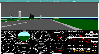 Screenshot Thumbnail / Media File 1 for Microsoft Flight Simulator 4 (1989)(Microsoft Game Studios)