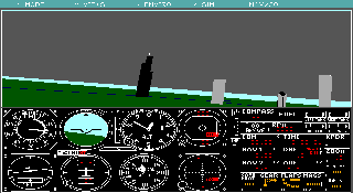 Screenshot Thumbnail / Media File 1 for Microsoft Flight Simulator 4 (1989)(Microsoft Game Studios)