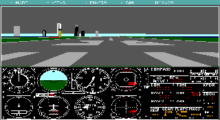 Screenshot Thumbnail / Media File 1 for Microsoft Flight Simulator 4 (1989)(Microsoft Game Studios)