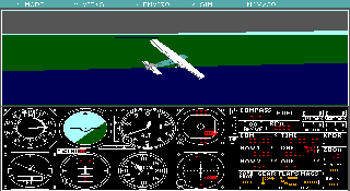 Screenshot Thumbnail / Media File 1 for Microsoft Flight Simulator 4 (1989)(Microsoft Game Studios)