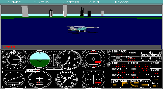 Screenshot Thumbnail / Media File 1 for Microsoft Flight Simulator 4 (1989)(Microsoft Game Studios)