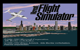 Screenshot Thumbnail / Media File 1 for Microsoft Flight Simulator 5.0 (1993)(Microsoft)(G)