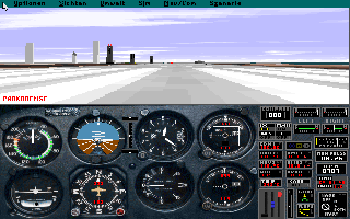 Screenshot Thumbnail / Media File 1 for Microsoft Flight Simulator 5.0 (1993)(Microsoft)(G)
