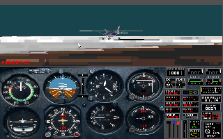 Screenshot Thumbnail / Media File 1 for Microsoft Flight Simulator 5.1 Scenery Disk Dallas-Fort Worth (1995)(Microwings)