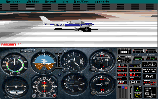 Screenshot Thumbnail / Media File 1 for Microsoft Flight Simulator 5 Scenery Disk Berlin East Germany (1993)(Microsoft)
