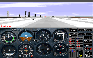 Screenshot Thumbnail / Media File 1 for Microsoft Flight Simulator 5 Scenery Disk Paris (1993)(Microsoft)