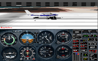 Screenshot Thumbnail / Media File 1 for Microsoft Flight Simulator 5 Scenery Disk Paris (1993)(Microsoft)