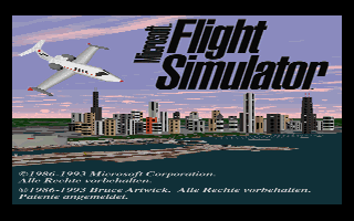Screenshot Thumbnail / Media File 1 for Microsoft Flight Simulator 5 Scenery Disk Washington DC (1994)(Mallard)