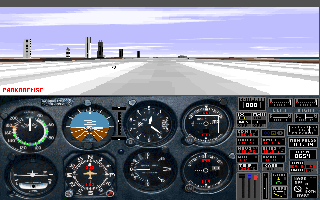 Screenshot Thumbnail / Media File 1 for Microsoft Flight Simulator 5 Scenery Kamschatka Munich Scotland (1994)(UNK)