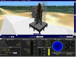 Screenshot Thumbnail / Media File 1 for Microsoft Space Simulator (1994)(Bad Ltd)
