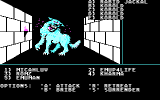 Screenshot Thumbnail / Media File 1 for Might And Magic 1 (1986)(New World Computing Inc)