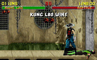 Mortal Kombat 2 arcade Kung Lao Gameplay Playthrough with Smoke