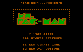 Screenshot Thumbnail / Media File 1 for Ms Pacman (1983)(Atari Inc)