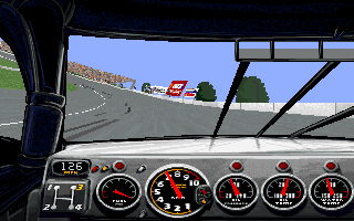 Screenshot Thumbnail / Media File 1 for Nascar Racing (1994)(Papyrus Design Group)