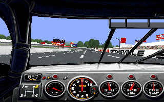 Screenshot Thumbnail / Media File 1 for Nascar Racing (1994)(Papyrus Design Group)
