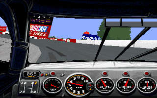 Screenshot Thumbnail / Media File 1 for Nascar Racing (1994)(Papyrus Design Group)