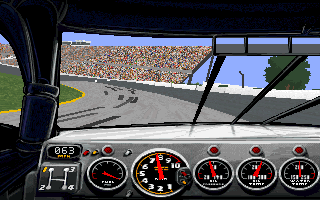 Screenshot Thumbnail / Media File 1 for Nascar Racing (1994)(Papyrus Design Group)