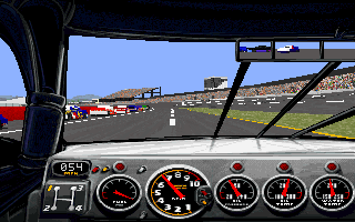 Screenshot Thumbnail / Media File 1 for Nascar Racing Track Pack Disk Version (1995)(Papyrus)