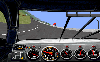 Screenshot Thumbnail / Media File 1 for Nascar Racing Track Pack Disk Version (1995)(Papyrus)