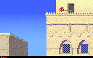Screenshot Thumbnail / Media File 1 for Prince Of Persia 2 The Shadow And The Flame (1993)(Broderbund Software Inc)(Rev)