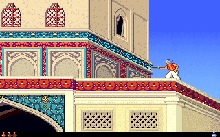 Screenshot Thumbnail / Media File 1 for Prince Of Persia 2 The Shadow And The Flame (1993)(Broderbund Software Inc)